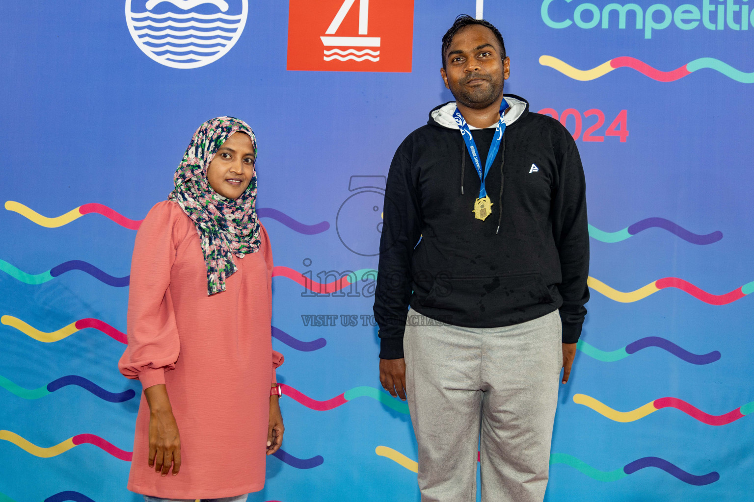 Day 6 of National Swimming Competition 2024 held in Hulhumale', Maldives on Wednesday, 18th December 2024. 
Photos: Hassan Simah / images.mv