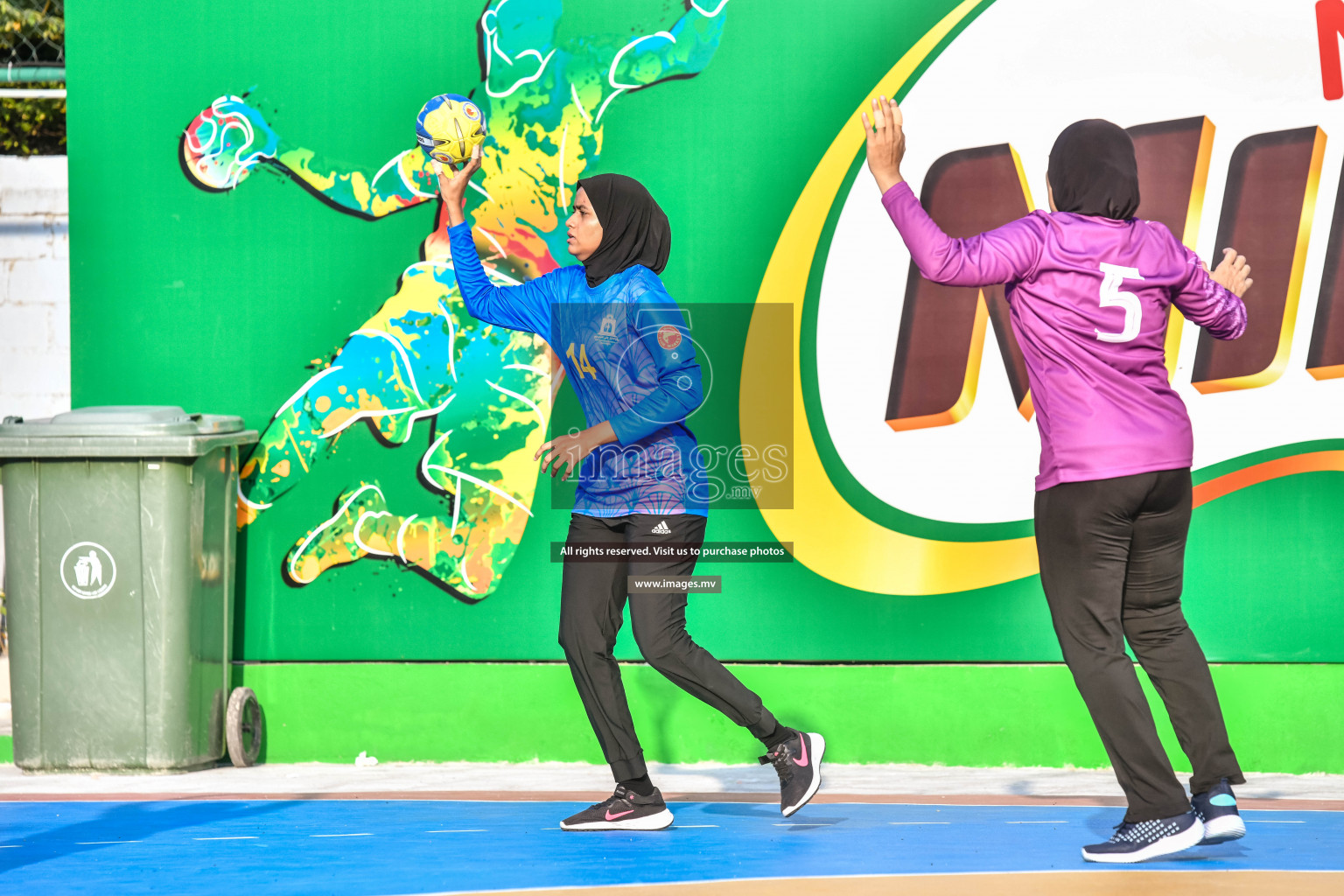 Day 5 of Milo 6th Inter Office Handball Tournament 2022 - Photos by Nausham Waheed