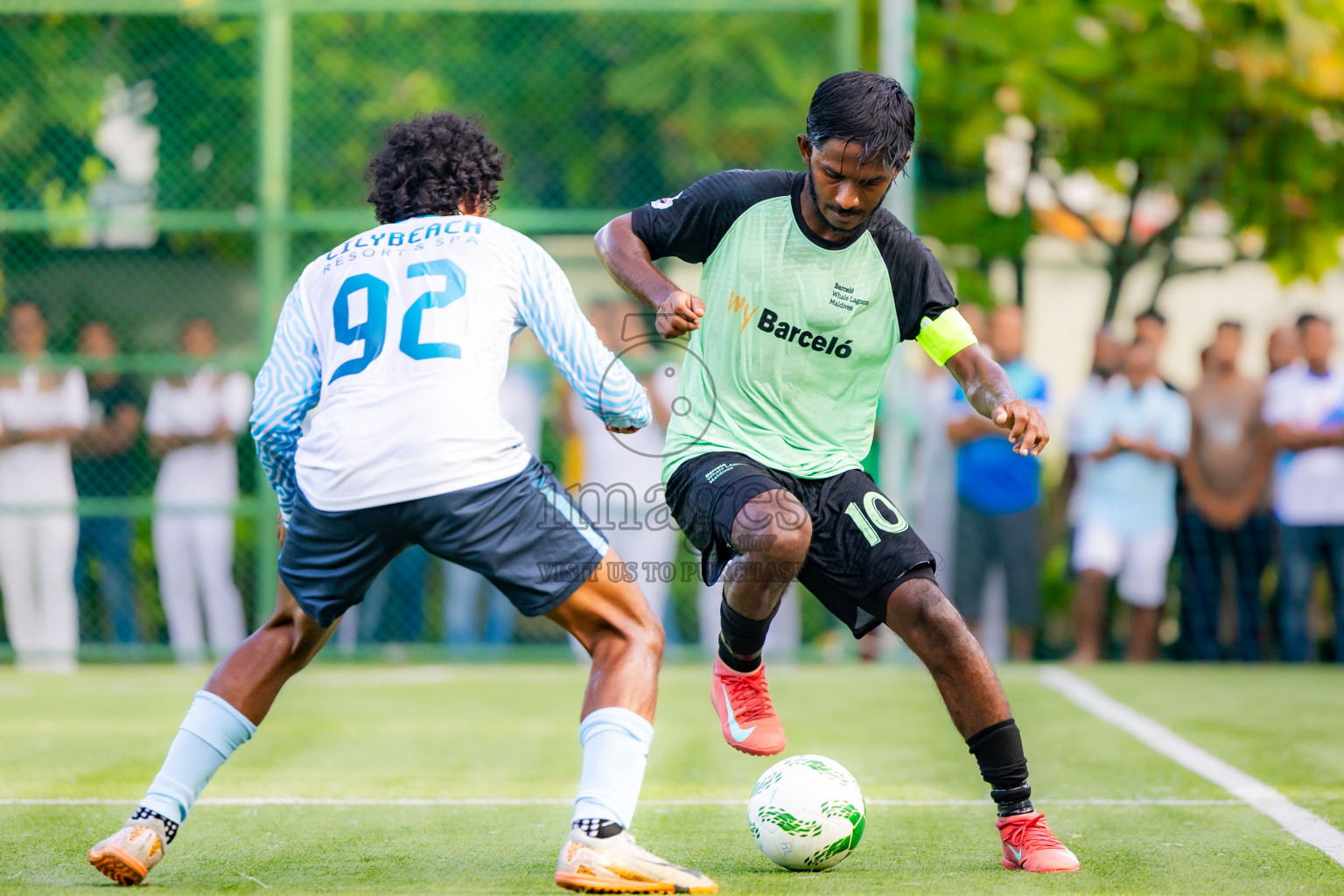 Barcelo vs Lily Beach in Semi Final of Resort League 2025 (Ari Zone) was held on Friday, 27th June 2025 in Conrad Maldives Rangali Island, Alif Dhaalu Atoll, Maldives. Photos: Nausham Waheed / images.mv