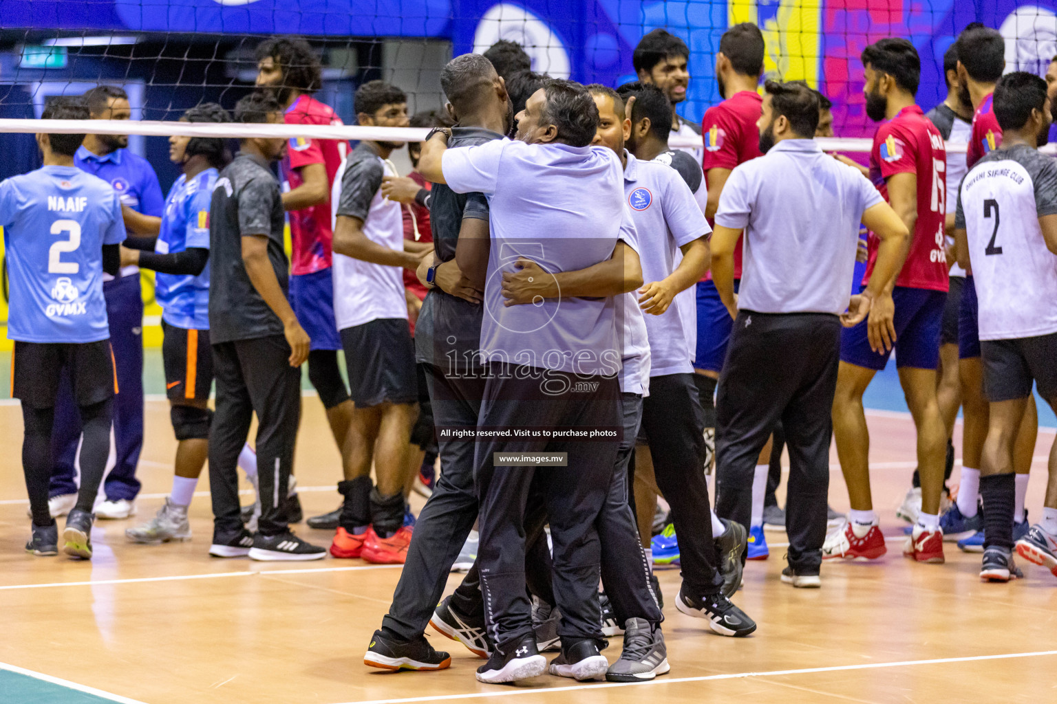 Sports Club City vs Dhivehi Sifainge Club in the Finals of National Volleyball Tournament 2022 on Thursday, 07th July 2022, held in Social Center, Male', Maldives