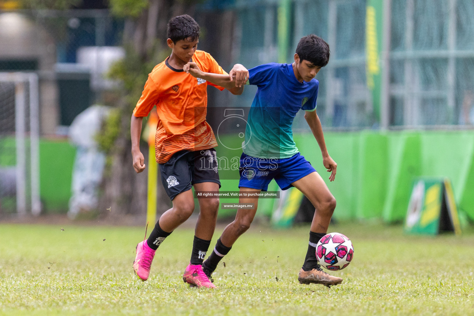 Day 2 of MILO Academy Championship 2023 (u14) was held in Henveyru Stadium Male', Maldives on 4th November 2023. Photos: Nausham Waheed / images.mv