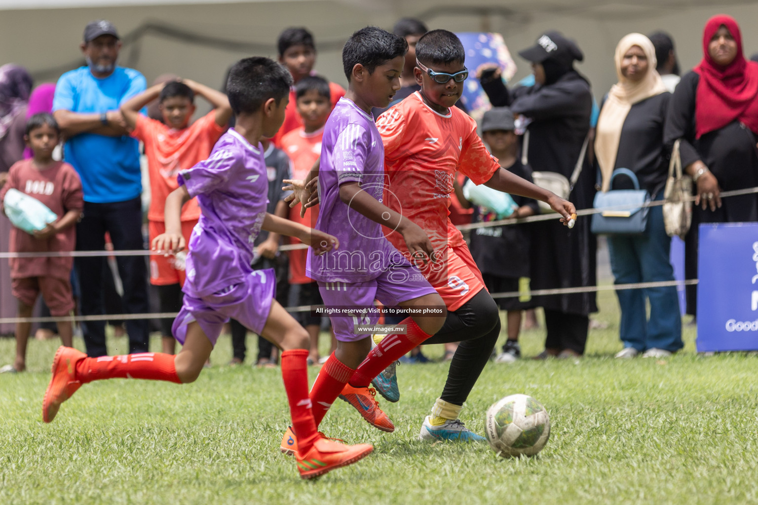 Day 1 of Nestle kids football fiesta, held in Henveyru Football Stadium, Male', Maldives on Wednesday, 11th October 2023 Photos: Shut Abdul Sattar/ Images.mv