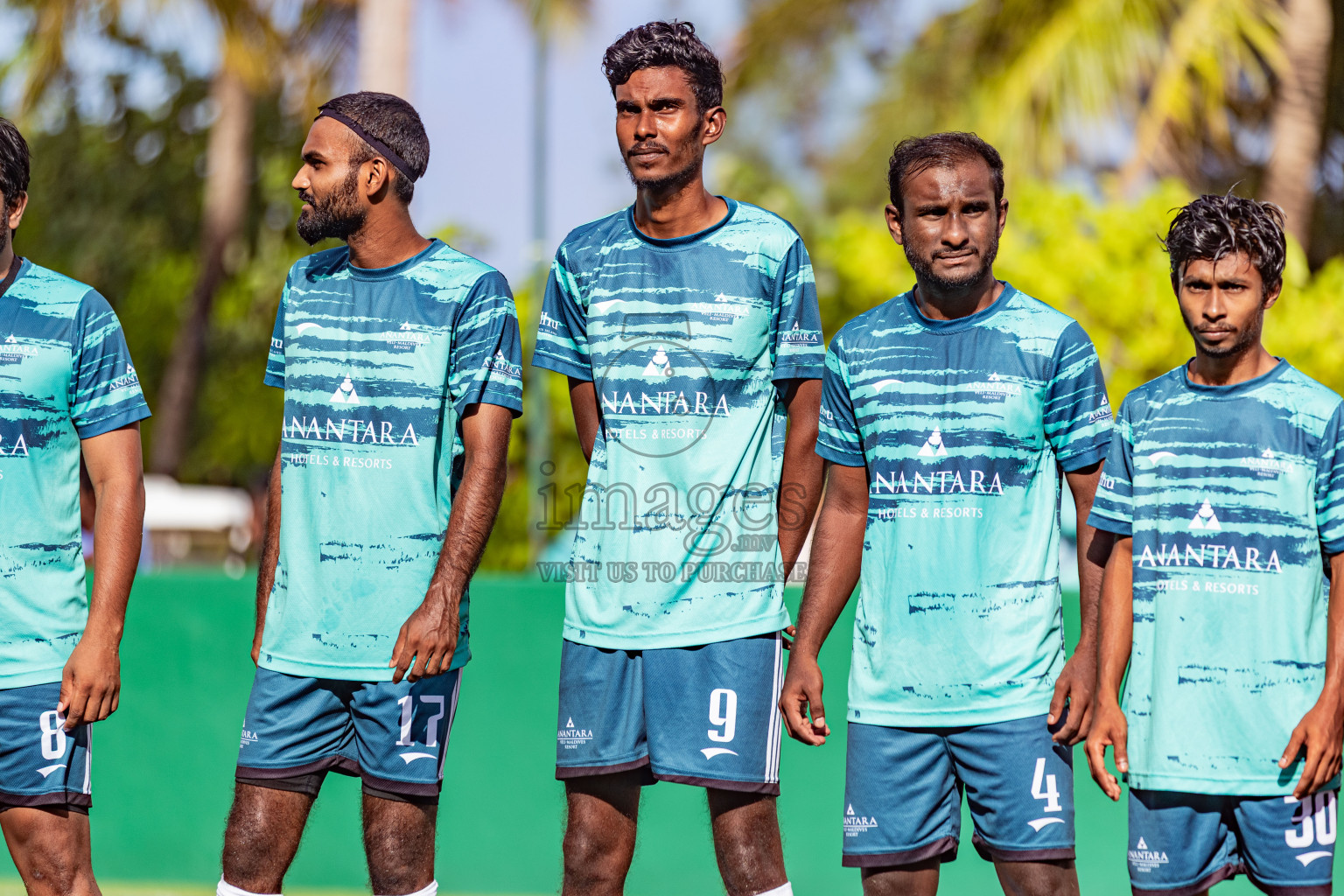 The Marina vs Anantara in Resort League 2025 (South Male Zone) was held on Sunday, 28th September 2025 in Crossroads's Maldives, Photos: Areef Adam / images.mv