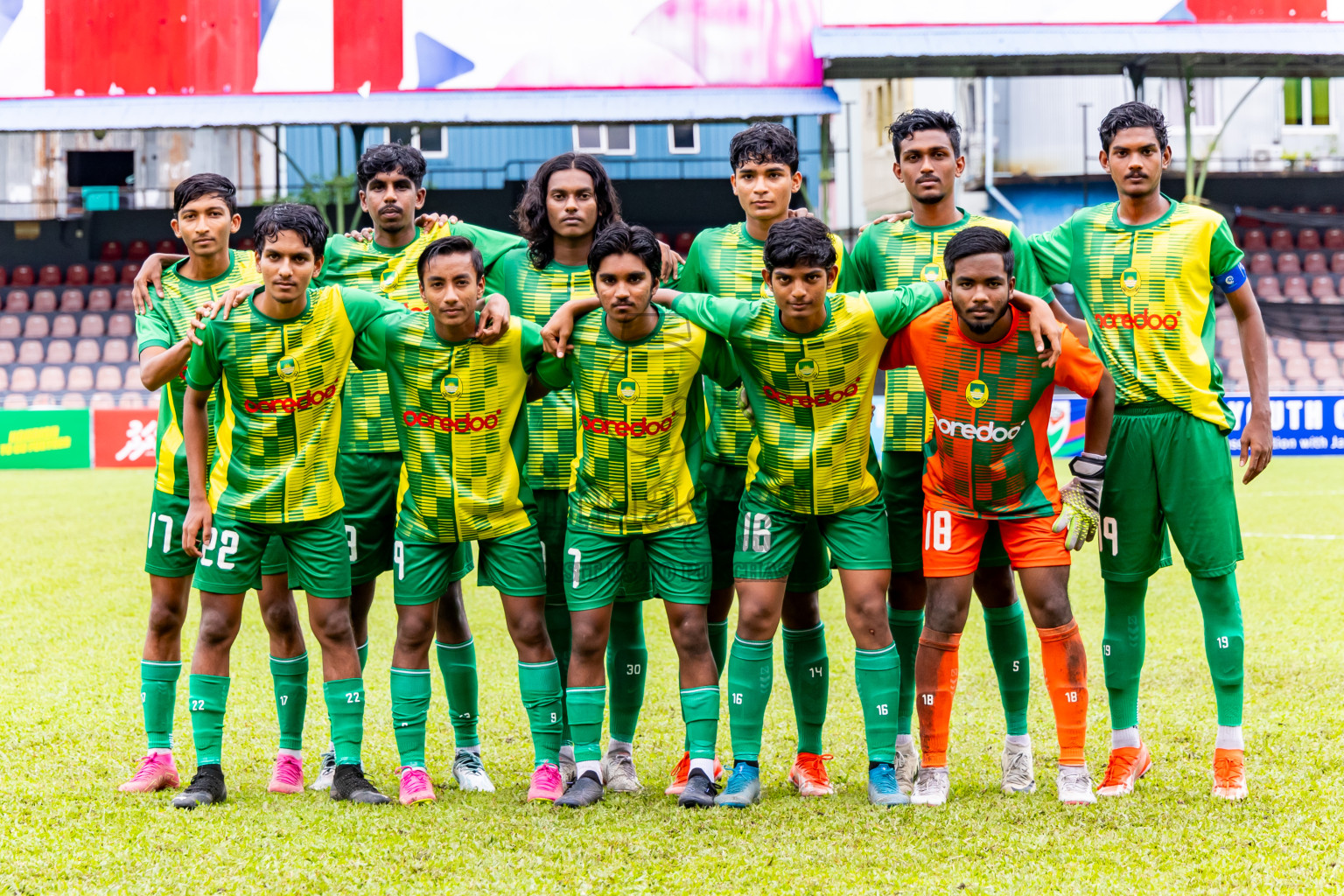 Maziya SRC vs United Victory in Day 6 of Under 19 Youth Championship 2024 was held at National Stadium in Male', Maldives on Tuesday, 24th June 2024. Photos: Nausham Waheed / images.mv