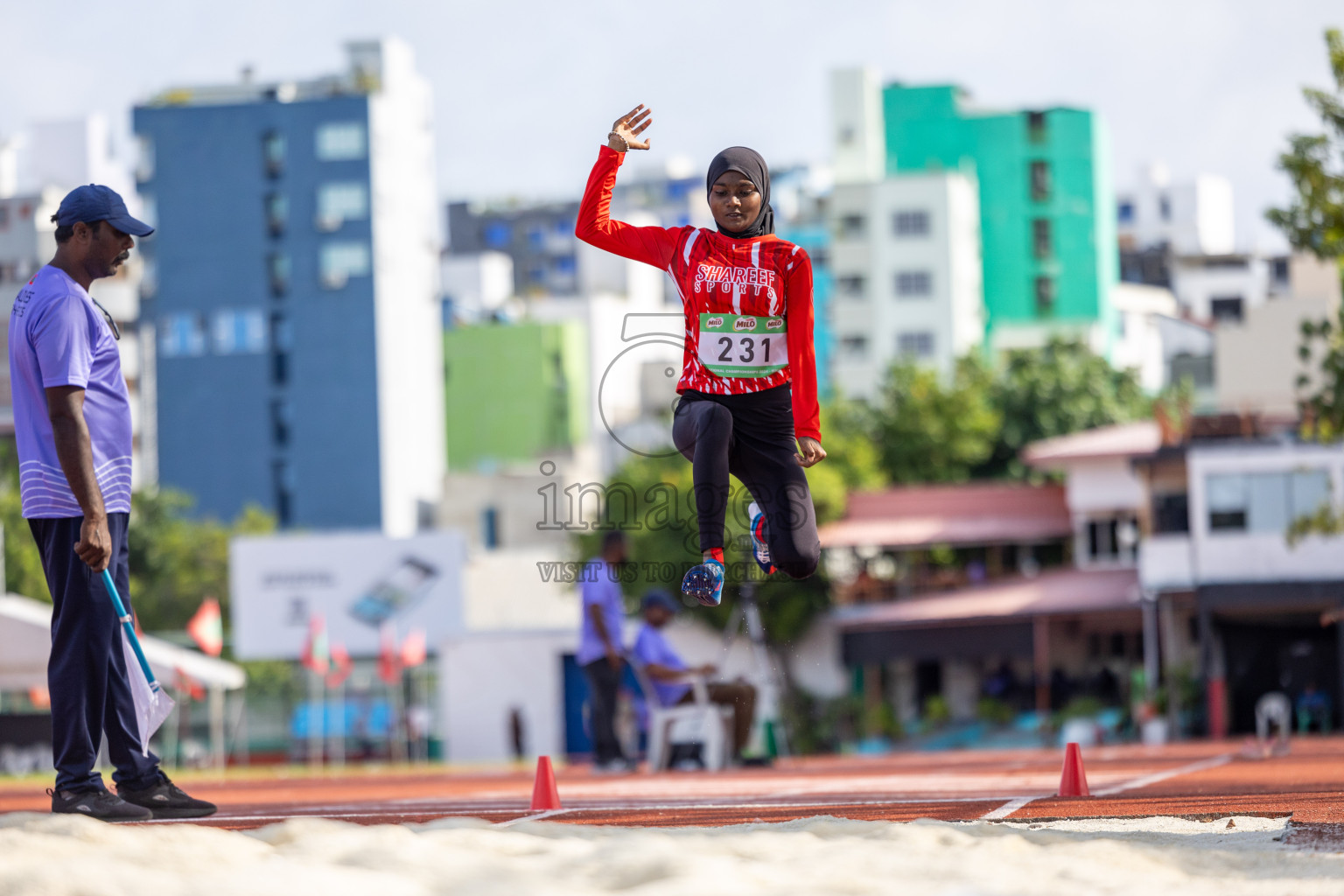 Day 3 of 33rd National Athletics Championship was held in Ekuveni Track at Male', Maldives on Saturday, 7th September 2024.
Photos: Suaadh Abdul Sattar / images.mv