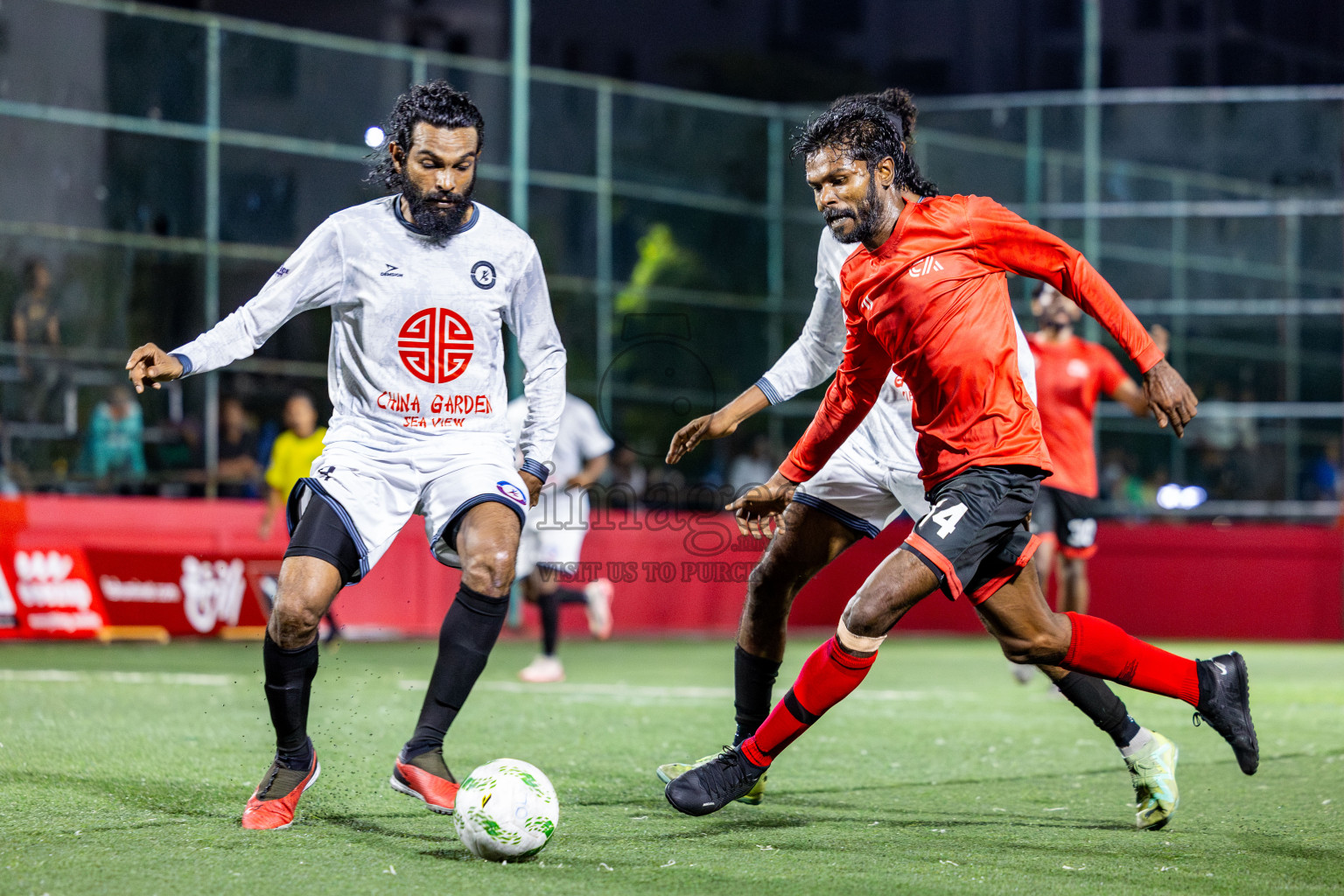 Club Aasandha vs Kulhivaru Vuzaara in Day 7 of Office League 2025 was held on Tuesday, 22nd April 2025 in Hulhumale', Maldives. Photos: Nausham Waheed / images.mv