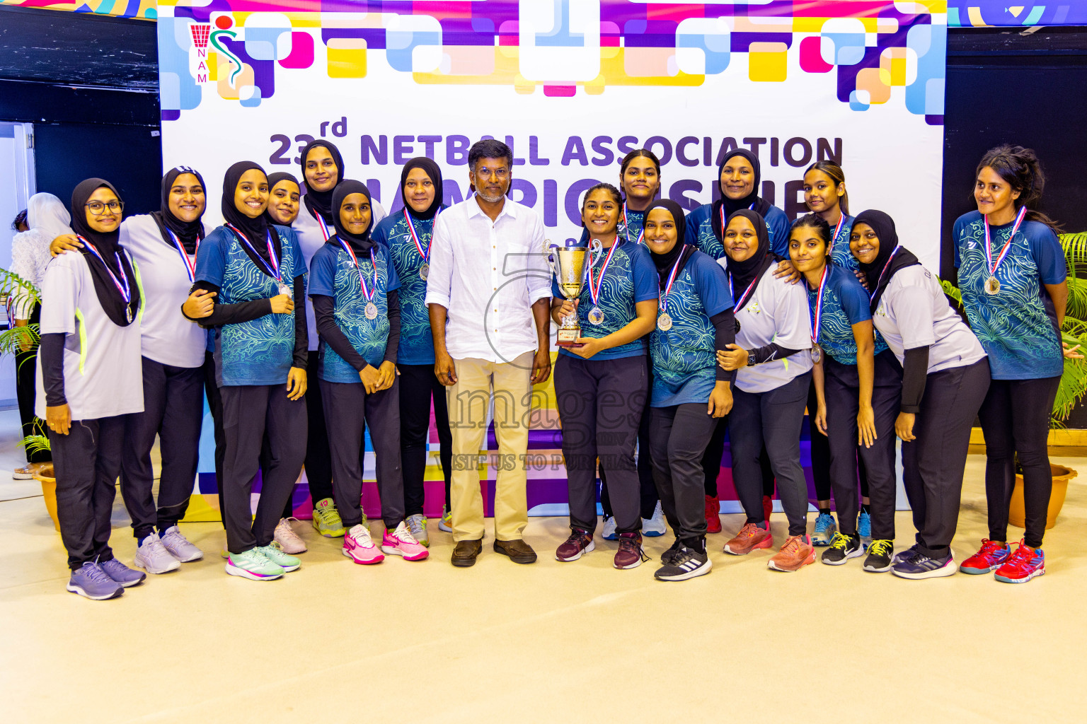 Final of 23rd Netball Association Championship was held in Social Canter at Male', Maldives on Sunday, 5th May 2024. Photos: Nausham Waheed / images.mv