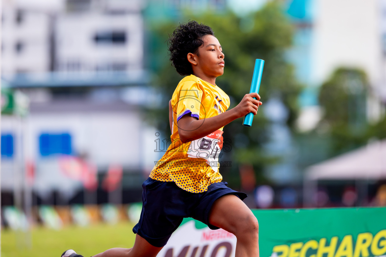 Day 6 of Inter-school Athletics Championship 2025 held in Ekuveni Synthetic Track, Male', Maldives on Sunday, 12th October 2025. Photos by: Nausham Waheed / Images.mv