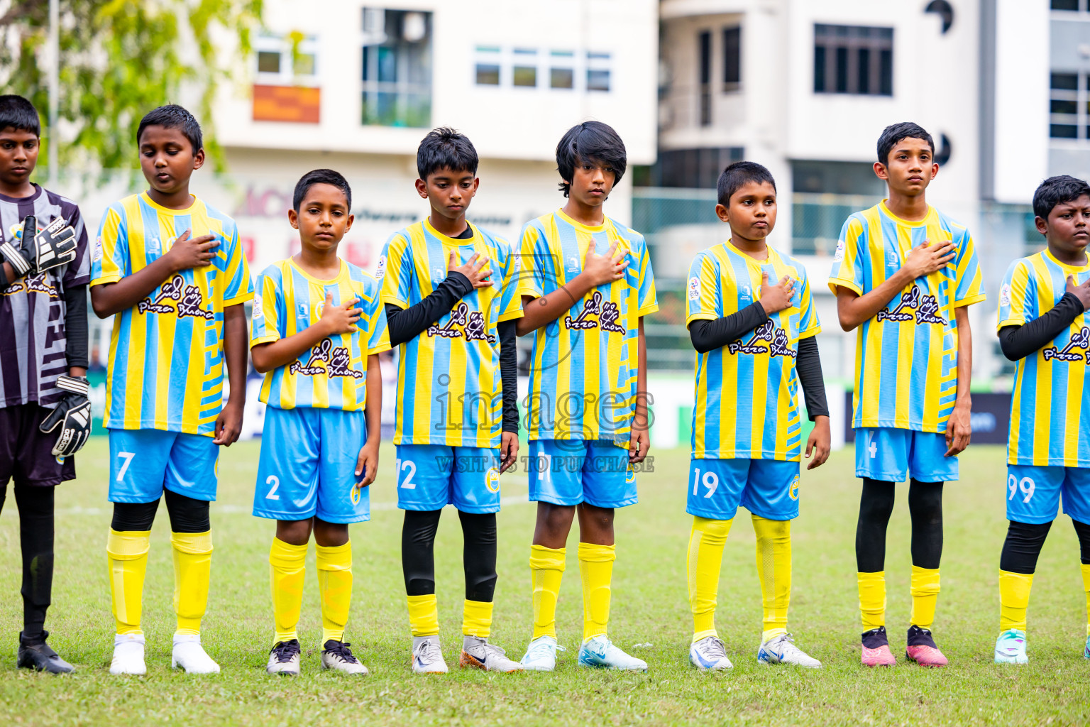 Under 12 United Victory vs Valancia on day 3 of Dhivehi Youth League 2024 held at Henveiru Stadium on Saturday, 23rd November 2024. Photos: Nausham Waheed/ Images.mv