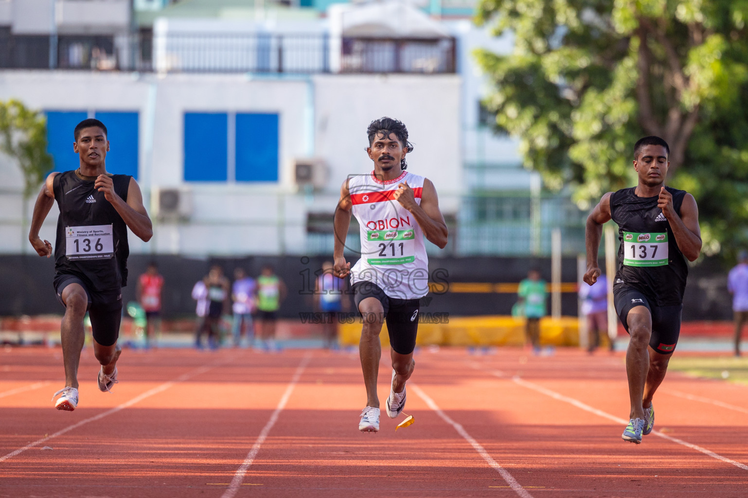 Day 1 of 33rd National Athletics Championship was held in Ekuveni Track at Male', Maldives on Thursday, 5th September 2024. Photos: Shuu Abdul Sattar / images.mv