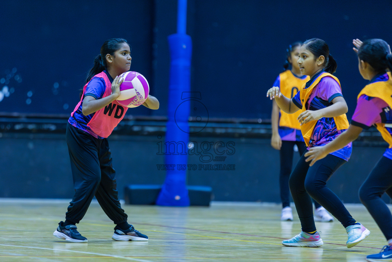 N Sports Academy B vs N Sports Academy B (U11) in Day 1 of 3rd Junior Championship - Netball association of Maldives, held at Social Center on 19th January 2025 . Photos by Shuu Abdul Sattar