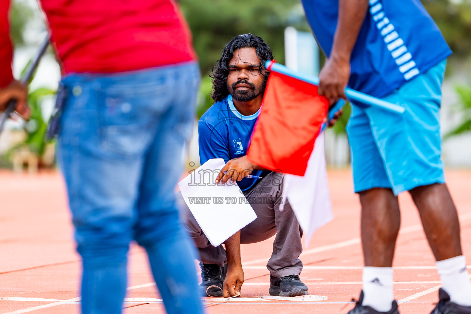 Day 3 of MWSC Interschool Athletics Championships 2024 held in Hulhumale Running Track, Hulhumale, Maldives on Monday, 11th November 2024. Photos by:  Nausham Waheed / Images.mv