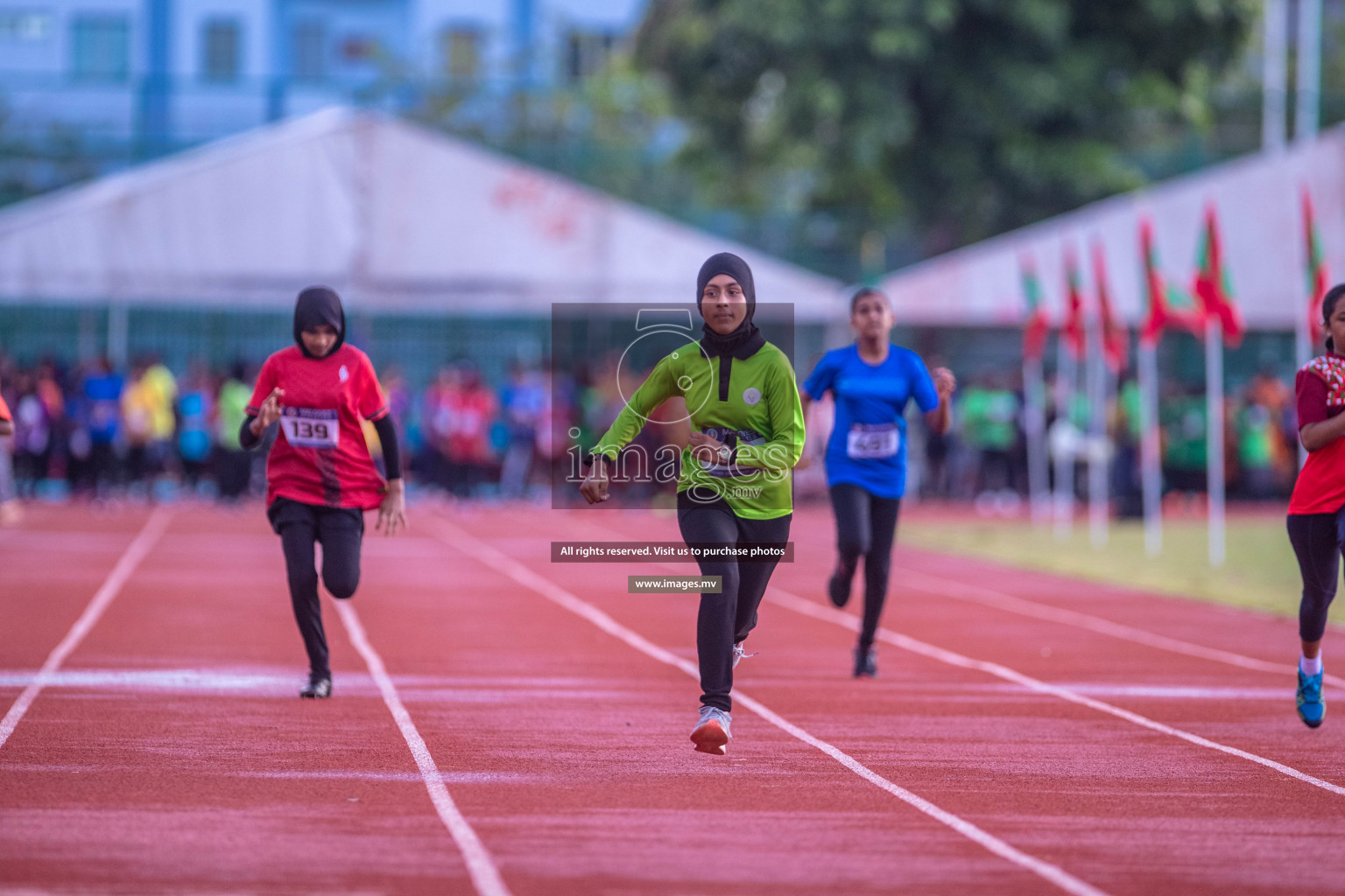 Day 1 of Inter-School Athletics Championship held in Male', Maldives on 22nd May 2022. Photos by: Maanish / images.mv