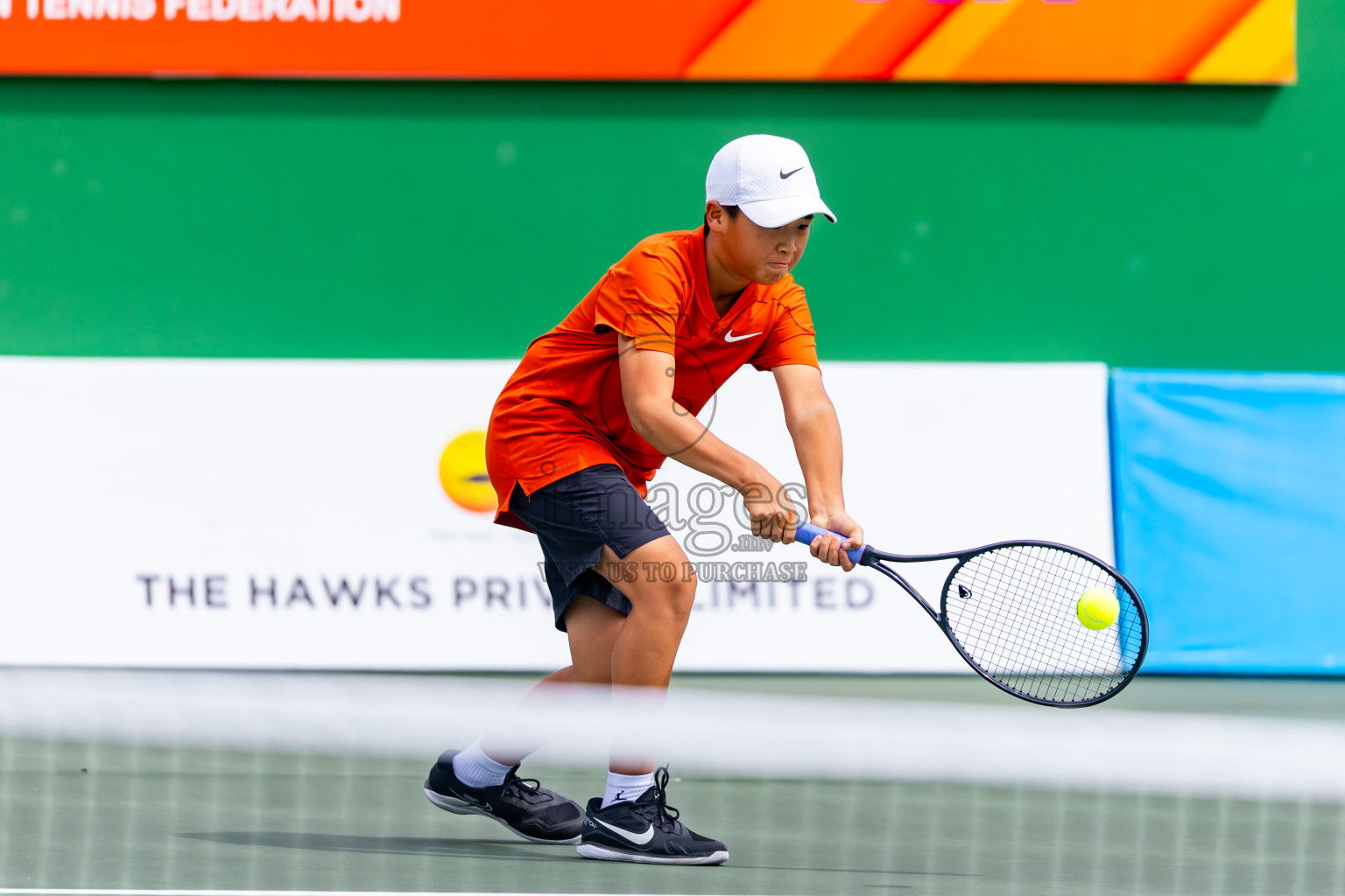 Day 5 of ATF Maldives Junior Open Tennis was held in Male' Tennis Court, Male', Maldives on Monday, 16th December 2024. Photos: Nausham Waheed/ images.mv