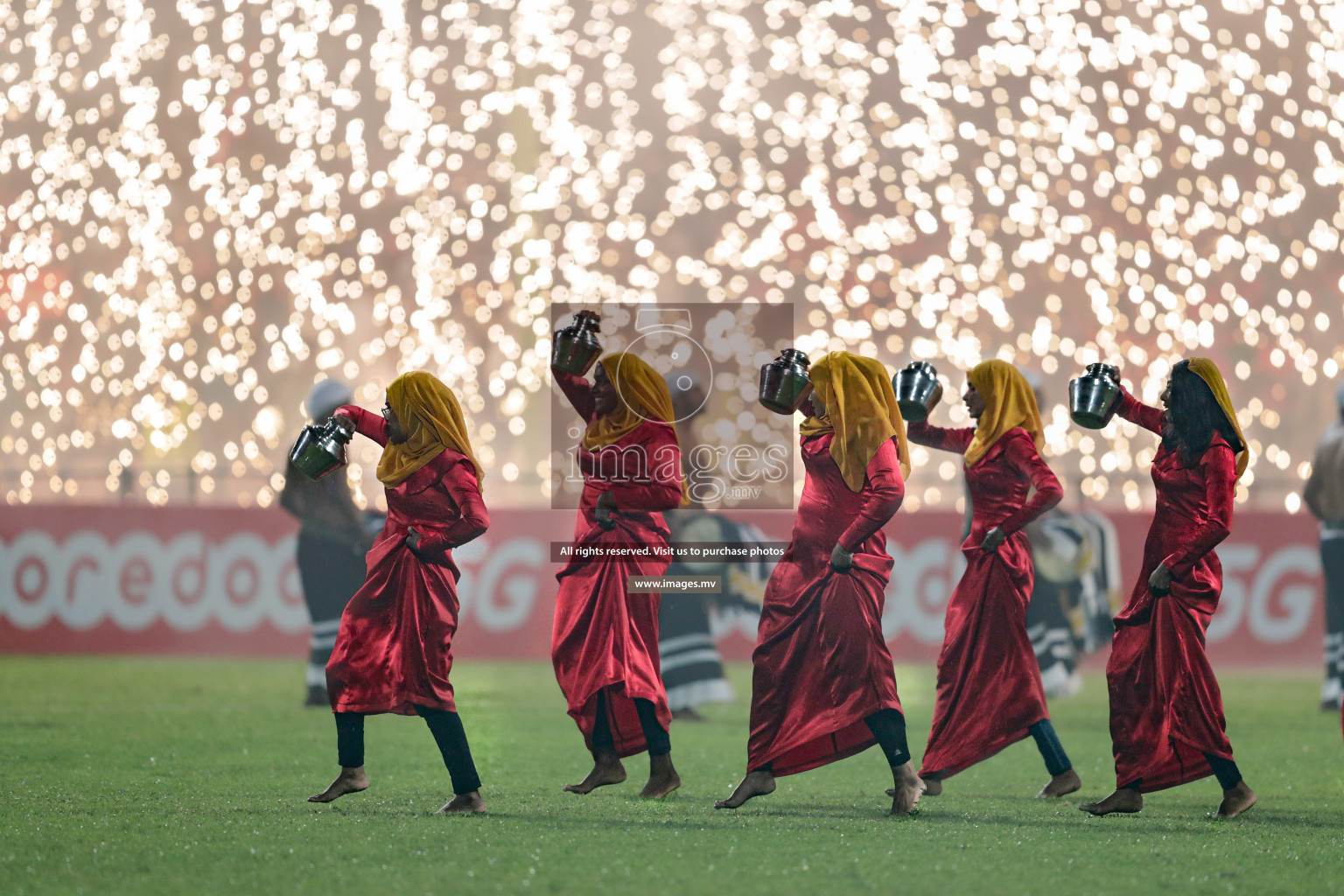 Opening Ceremony of SAFF Championship 2021 held on 1st October 2021 in Galolhu National Stadium, Male', Maldives