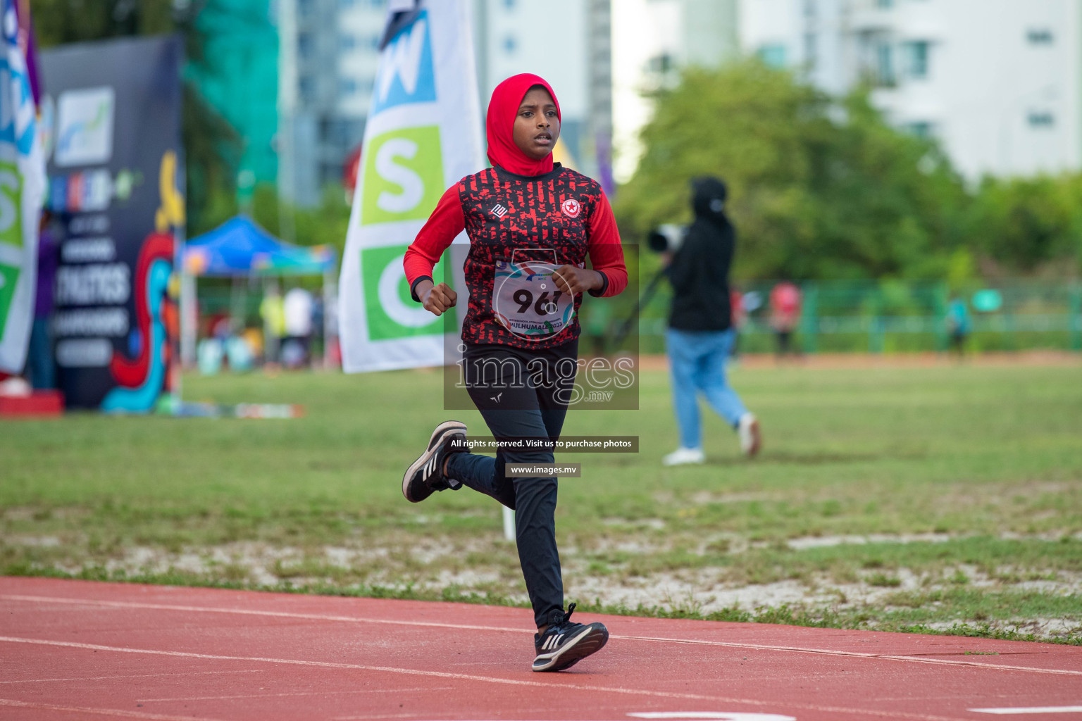 Day two of Inter School Athletics Championship 2023 was held at Hulhumale' Running Track at Hulhumale', Maldives on Sunday, 15th May 2023. Photos: Nausham Waheed / images.mv