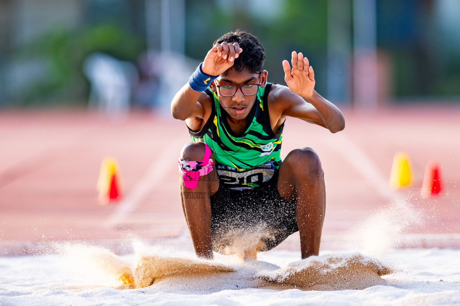 Day 5 of MWSC Interschool Athletics Championships 2024 held in Hulhumale Running Track, Hulhumale, Maldives on Wednesday, 13th November 2024. Photos by: Nausham Waheed / Images.mv