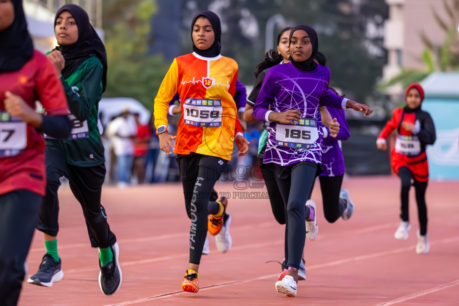 Day 5 of MWSC Interschool Athletics Championships 2024 held in Hulhumale Running Track, Hulhumale, Maldives on Wednesday, 13th November 2024. Photos by: Ismail Thoriq / Images.mv