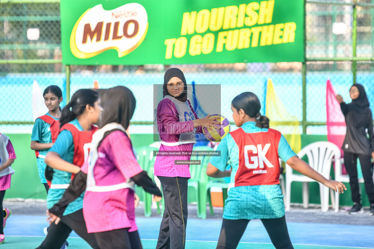 Day 7 of Junior Netball Championship 2022 on 11th March 2022 held in Male', Maldives. Photos by Nausham Waheed