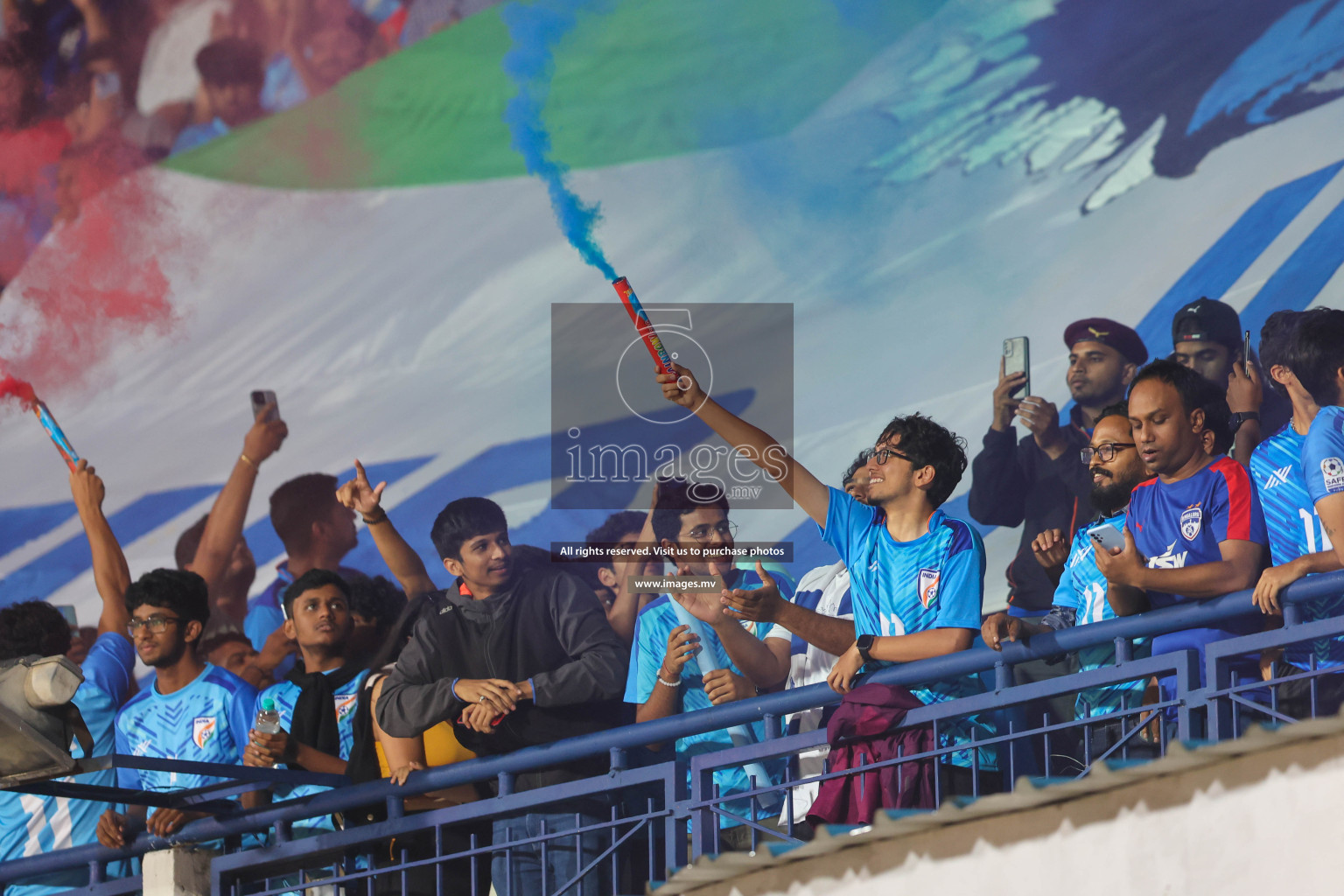 Kuwait vs India in the Final of SAFF Championship 2023 held in Sree Kanteerava Stadium, Bengaluru, India, on Tuesday, 4th July 2023. Photos: Nausham Waheed / images.mv