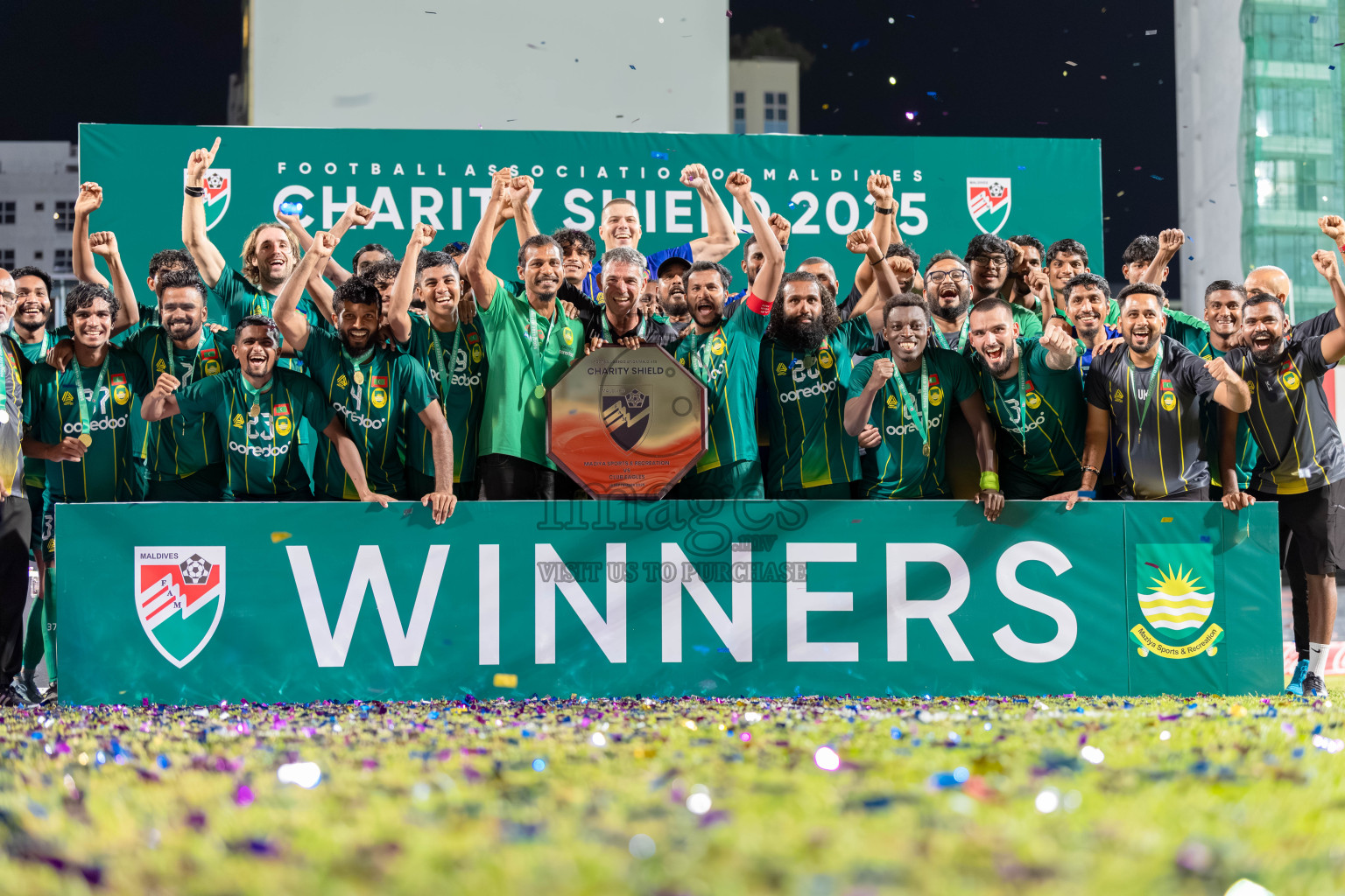Charity Shield Match between Maziya Sports and Recreation Club and Club Eagles held in National Football Stadium, Male', Maldives Photos: Abdulla Abeedh / Images.mv