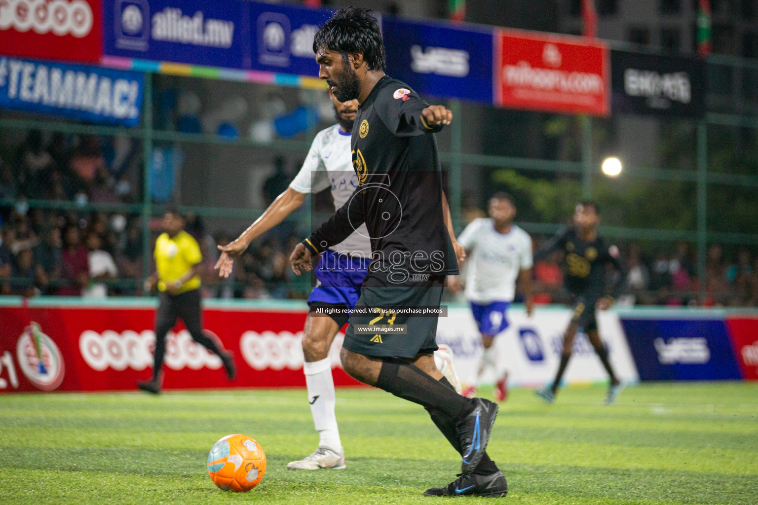 Prison Club vs MACL in the Quarter Finals of Club Maldives 2021 held at Hulhumale;, on 12th December 2021 Photos: Nasam / images.mv