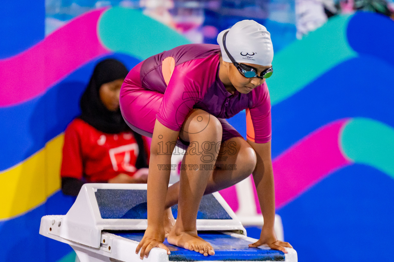 Day 3 of BML 5th National Swimming Kids Festival 2024 held in Hulhumale', Maldives on Wednesday, 20th November 2024. Photos: Nausham Waheed / images.mv