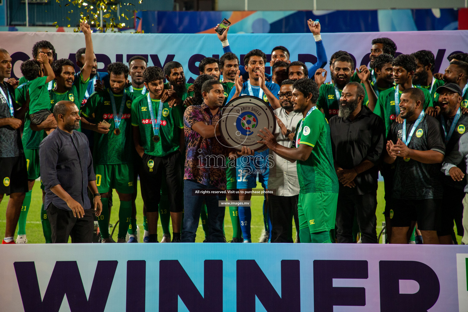 Maziya SRC vs Club Valencia in the Community Shield Match 2021/2022 on 15 December 2021 held in Male', Maldives. Photos: Hassan Simah / images.mv