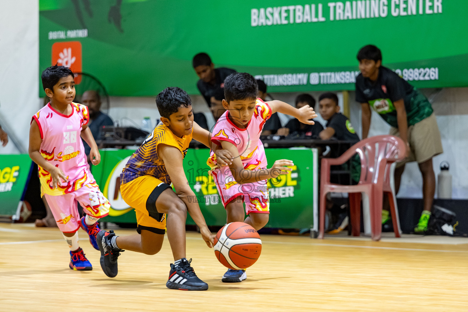 Milo 5 x 5 Junior Challenge 2025 - Basketball tournament held in Basketball Training Center, Male', Maldives on Thursday, 09th October 2025. 
Photo by: Hassan Simah / Images.mv
