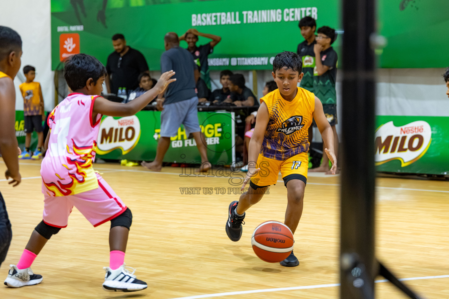 Milo 5 x 5 Junior Challenge 2025 - Basketball tournament held in Basketball Training Center, Male', Maldives on Thursday, 09th October 2025. 
Photo by: Hassan Simah / Images.mv