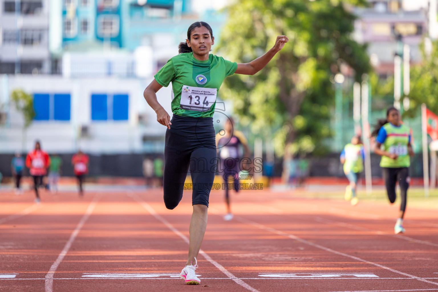 Day 3 of 33rd National Athletics Championship was held in Ekuveni Track at Male', Maldives on Saturday, 7th September 2024. Photos: Suaadh Abdul Sattar / images.mv