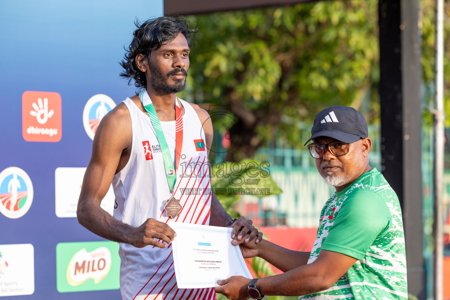 Day 2 of 33rd National Athletics Championship was held in Ekuveni Track at Male', Maldives on Friday, 6th September 2024.
Photos: Ismail Thoriq  / images.mv