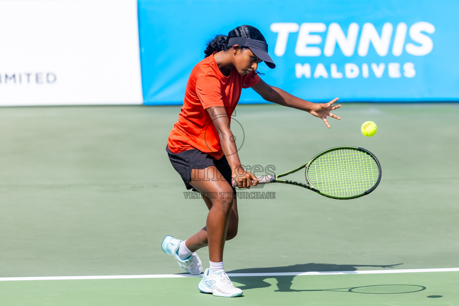 Day 8 of ATF Maldives Junior Open Tennis was held in Male' Tennis Court, Male', Maldives on Thursday, 19th December 2024. Photos: Nausham Waheed/ images.mv