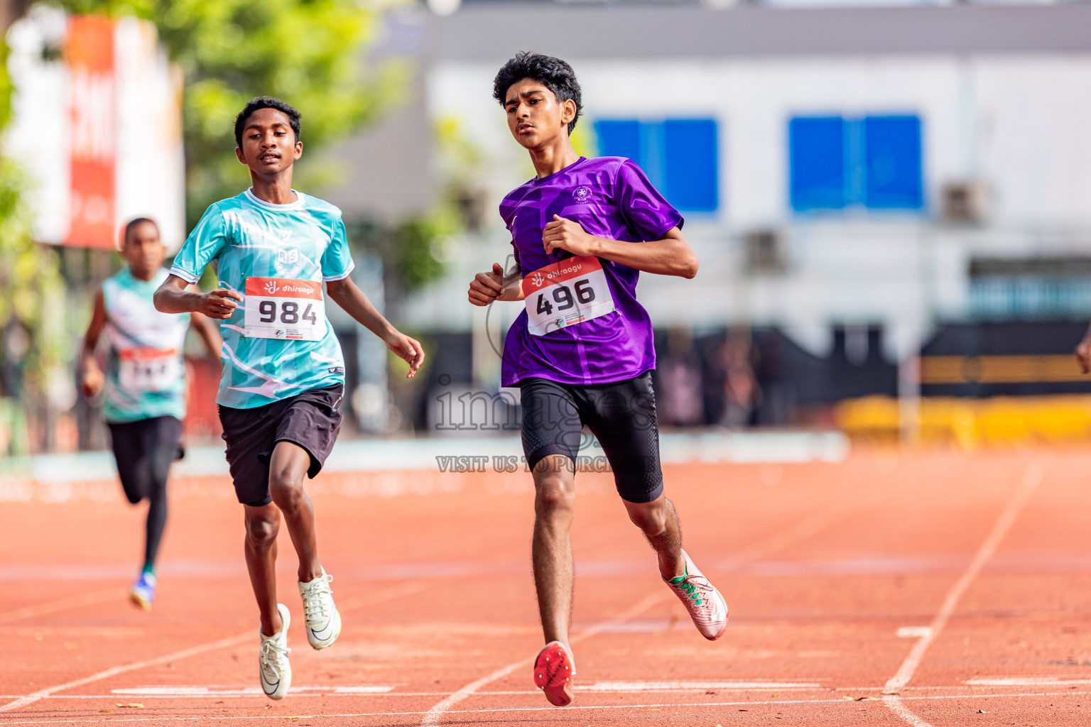 Day 4 of Inter-school Athletics Championship 2025 held in Ekuveni Synthetic Track, Male', Maldives on Thursday, 09th October 2025. Photos by: Areef Adam / Images.mv
