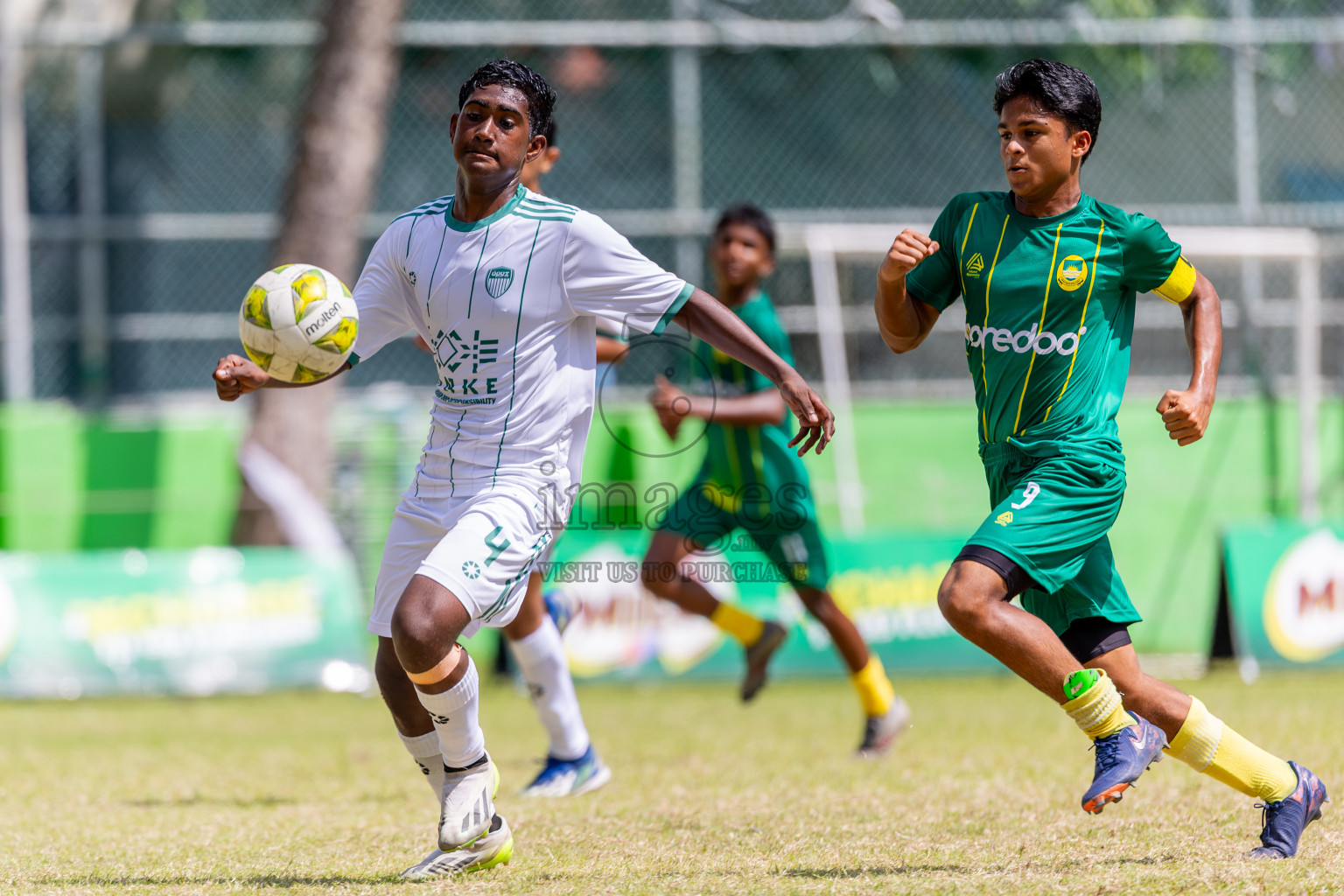Day 4 of MILO Academy Championship 2025 (U14) was held on Sunday, 2nd November 2025 at Henveiru Football Grounds, Male', Maldives . 
Photos: Ismail Thoriq / images.mv