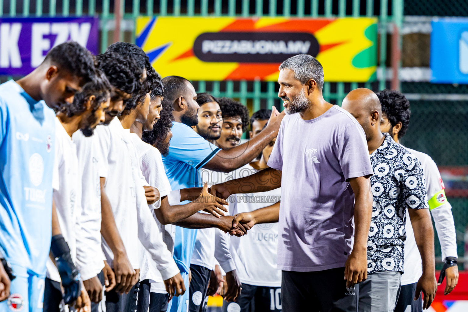 Thaa Omadhoo VS Thaa Kinbidhoo in Day 6 of Golden Futsal Challenge 2025 on Friday, 6th January 2025, in Hulhumale', Maldives Photos: Nausham Waheed / images.mv