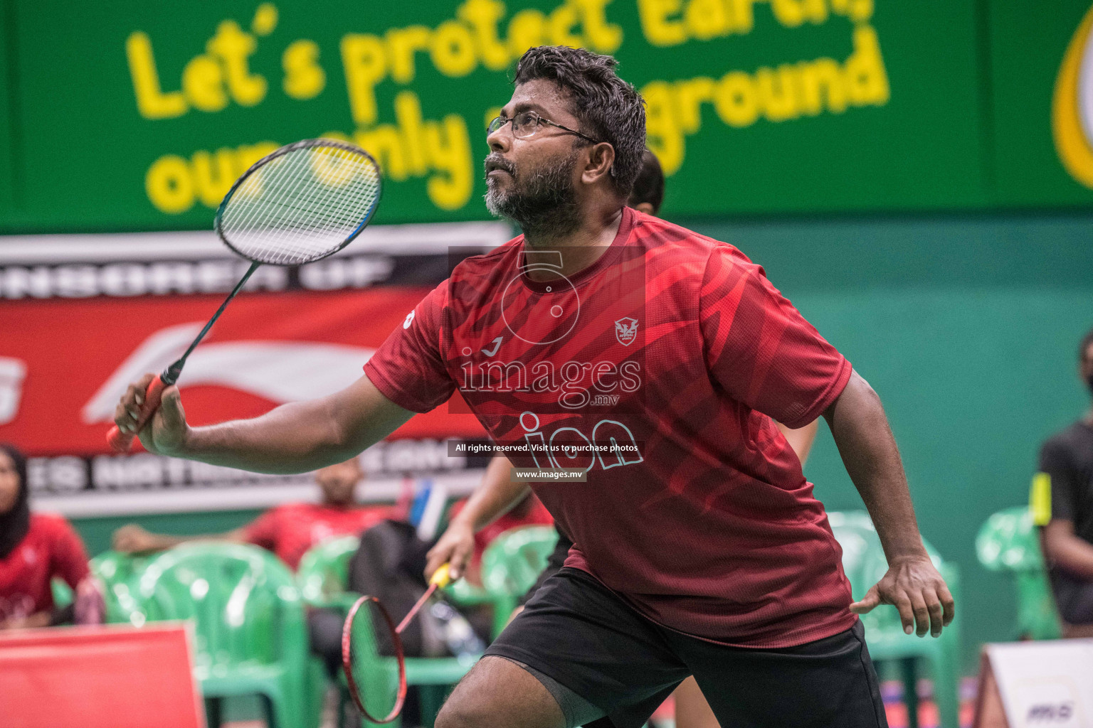 Day 2 of Badminton association mixed group championship 2021 held in Male', Maldives Photos by Nausham Waheed