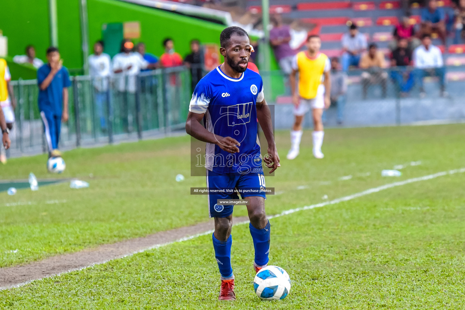 Buru Sports Club vs New Radiant Sports Club in the 2nd Division 2022 on 14th Aug 2022, held in National Football Stadium, Male', Maldives Photos: Nausham Waheed / Images.mv