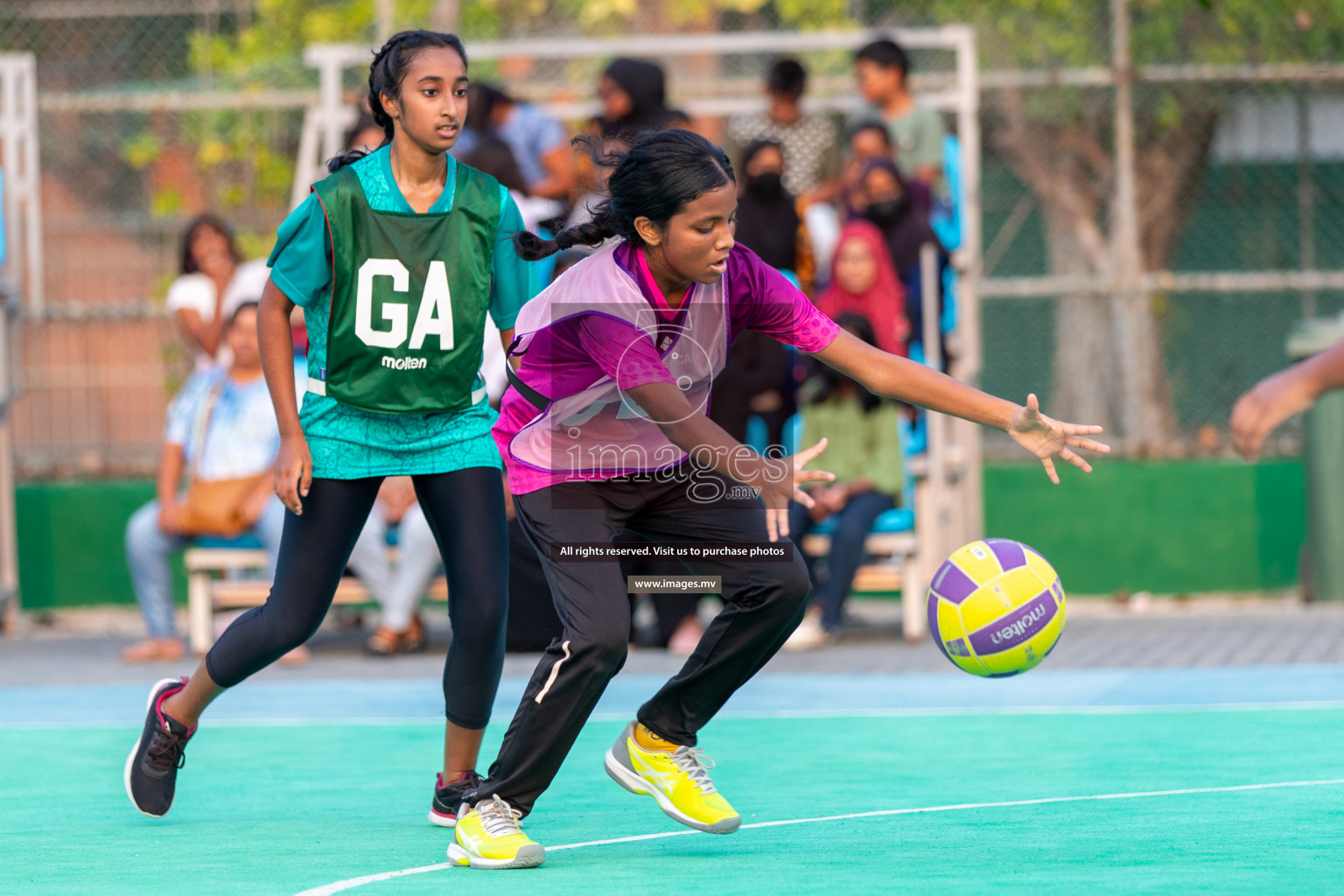 Junior Netball Championship 2022 - Under 14 Final U14 final of Junior Netball Championship 2022 held in Male', Maldives on Friday, 18th March 2022. Photos by Ismail Thoriq