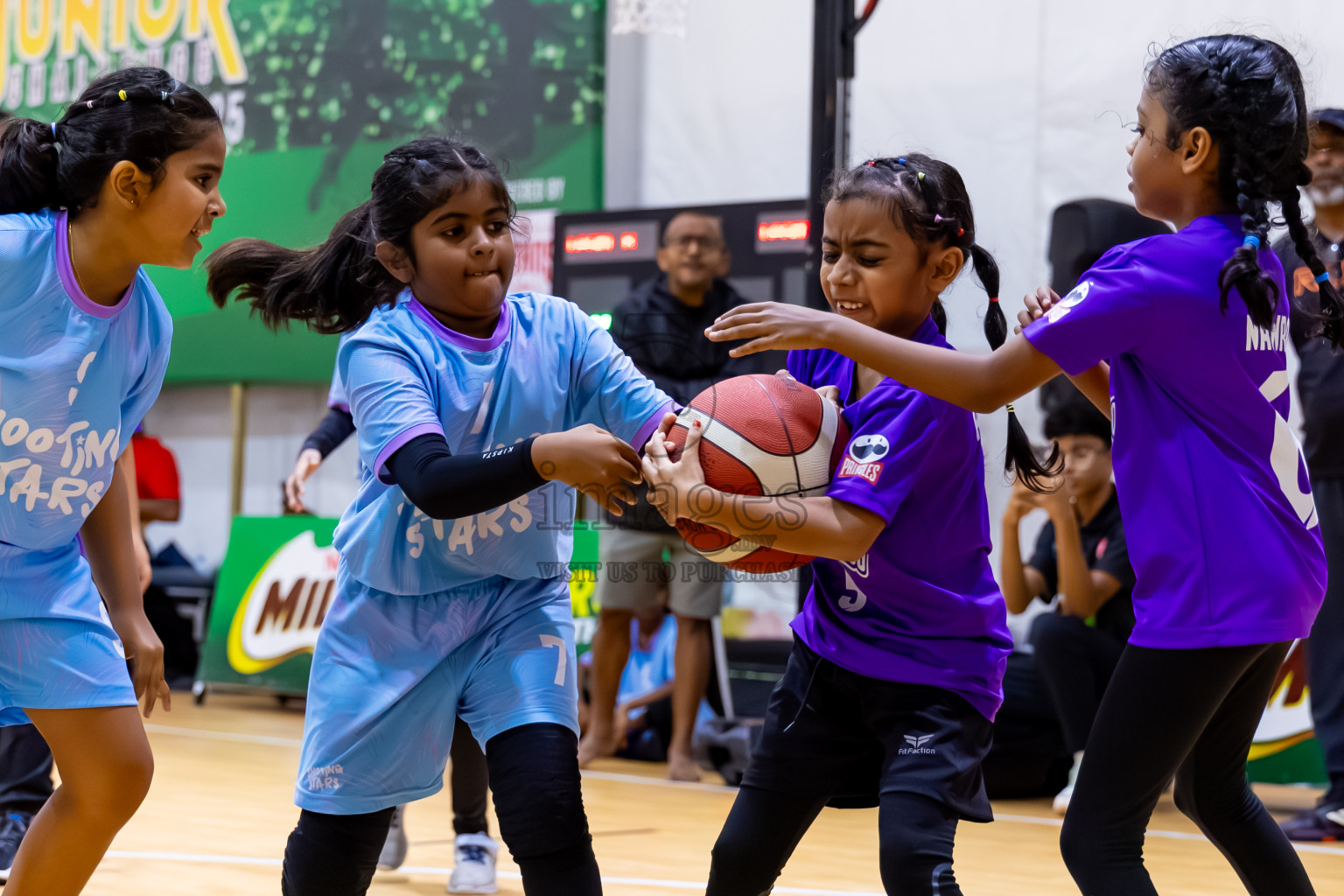 Day 2 of Milo 5 x 5 Junior Challenge 2025 - Basketball tournament held in Basketball Training Center, Male', Maldives on Friday, 10th October 2025. Photos by: Nausham Waheed / Images.mv