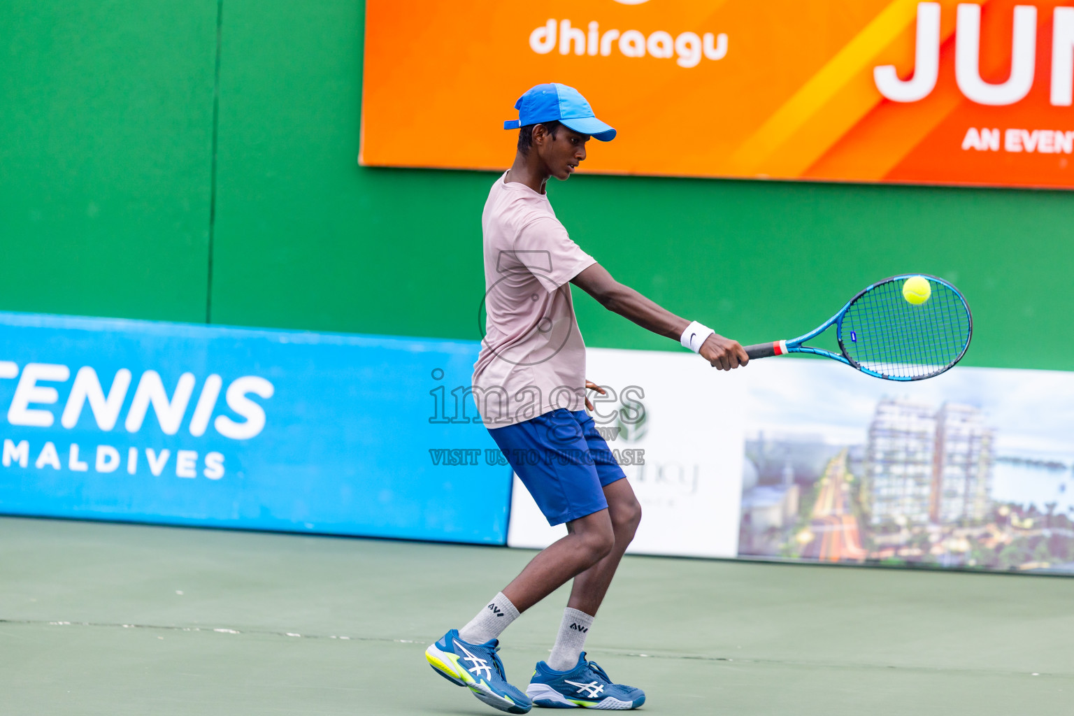 Day 7 of ATF Maldives Junior Open Tennis was held in Male' Tennis Court, Male', Maldives on Wednesday, 18th December 2024. Photos: Nausham Waheed/ images.mv