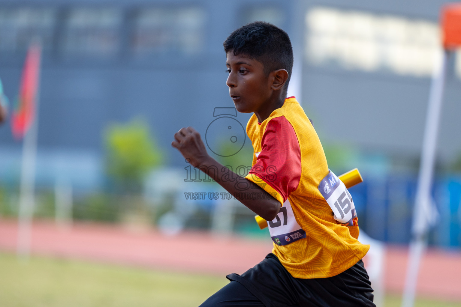 Day 5 of MWSC Interschool Athletics Championships 2024 held in Hulhumale Running Track, Hulhumale, Maldives on Wednesday, 13th November 2024. Photos by: Ismail Thoriq / Images.mv