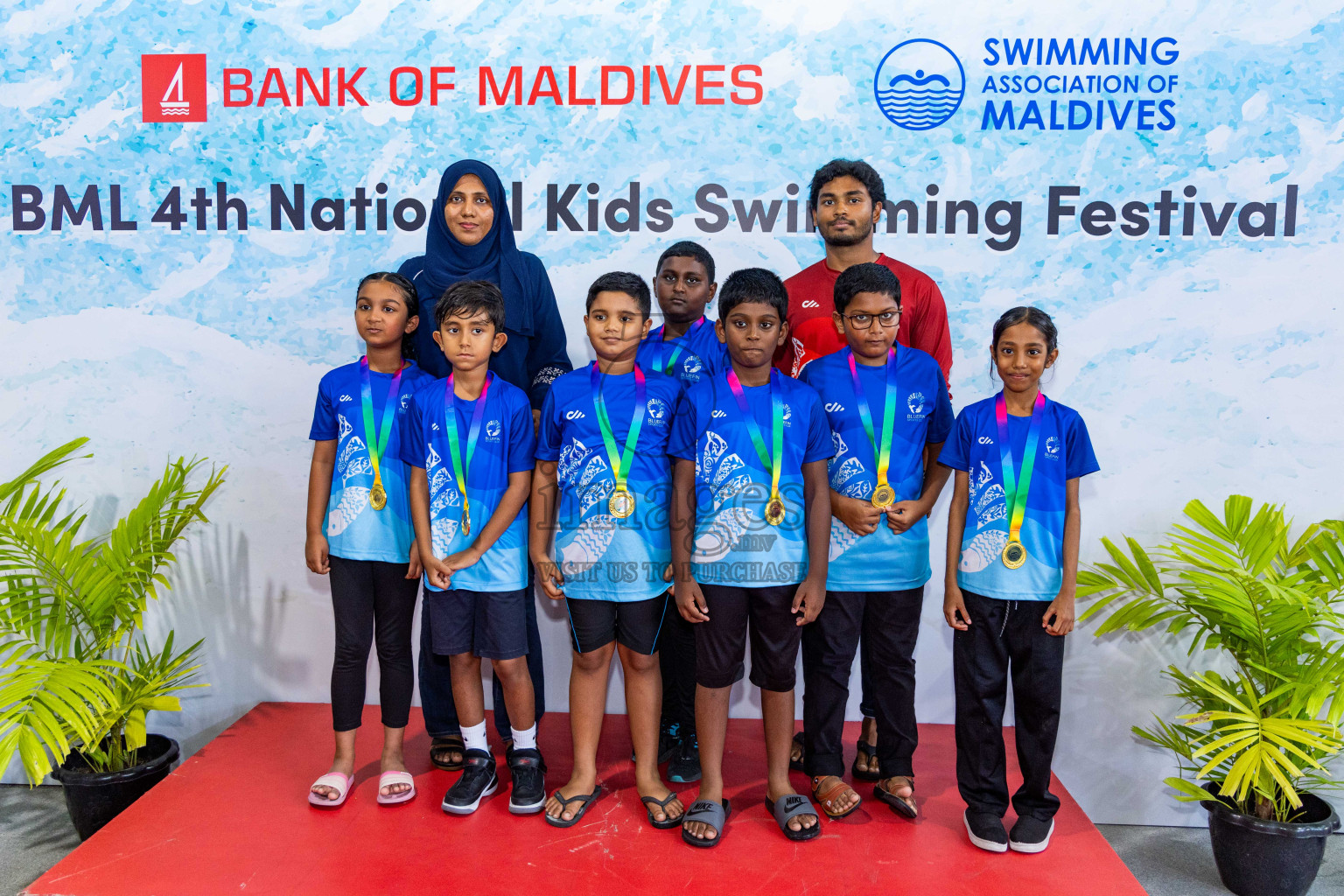 Closing Ceremony of 4th National Kids Swimming Festival 2023 on 9th December 2023, held in Hulhumale', Maldives Photos: Nausham Waheed / Images.mv