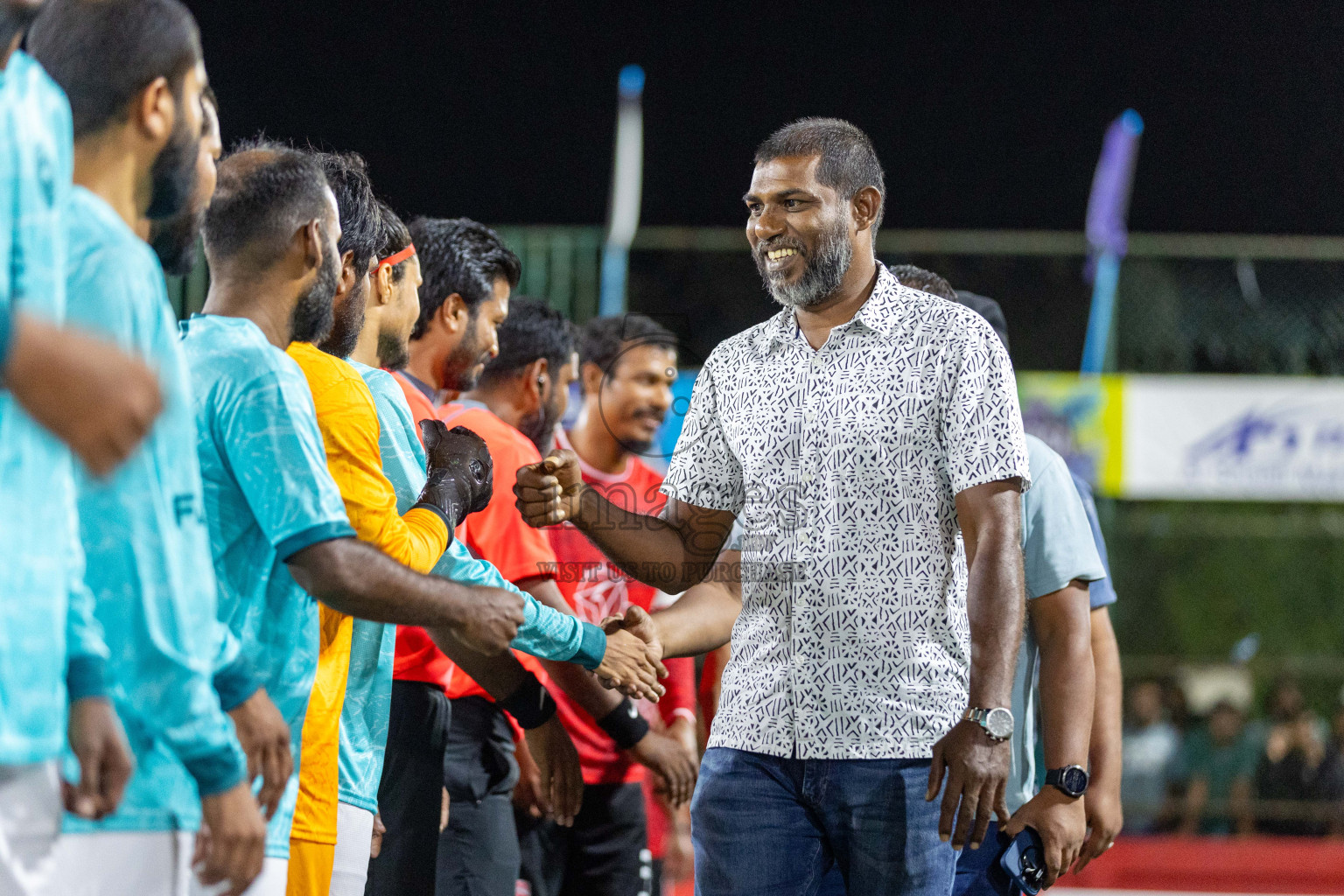 ADh Maamigili vs ADh Mahibadhoo in Day 21 of Golden Futsal Challenge 2024 was held on Sunday , 4th February 2024 in Hulhumale', Maldives Photos: Nausham Waheed / images.mv