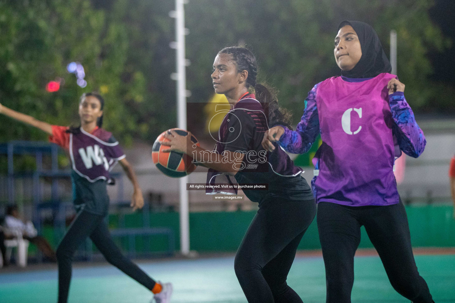 Day 5 of 20th Milo National Netball Tournament 2023, held in Synthetic Netball Court, Male', Maldives on 3rd  June 2023 Photos: Nausham Waheed/ Images.mv