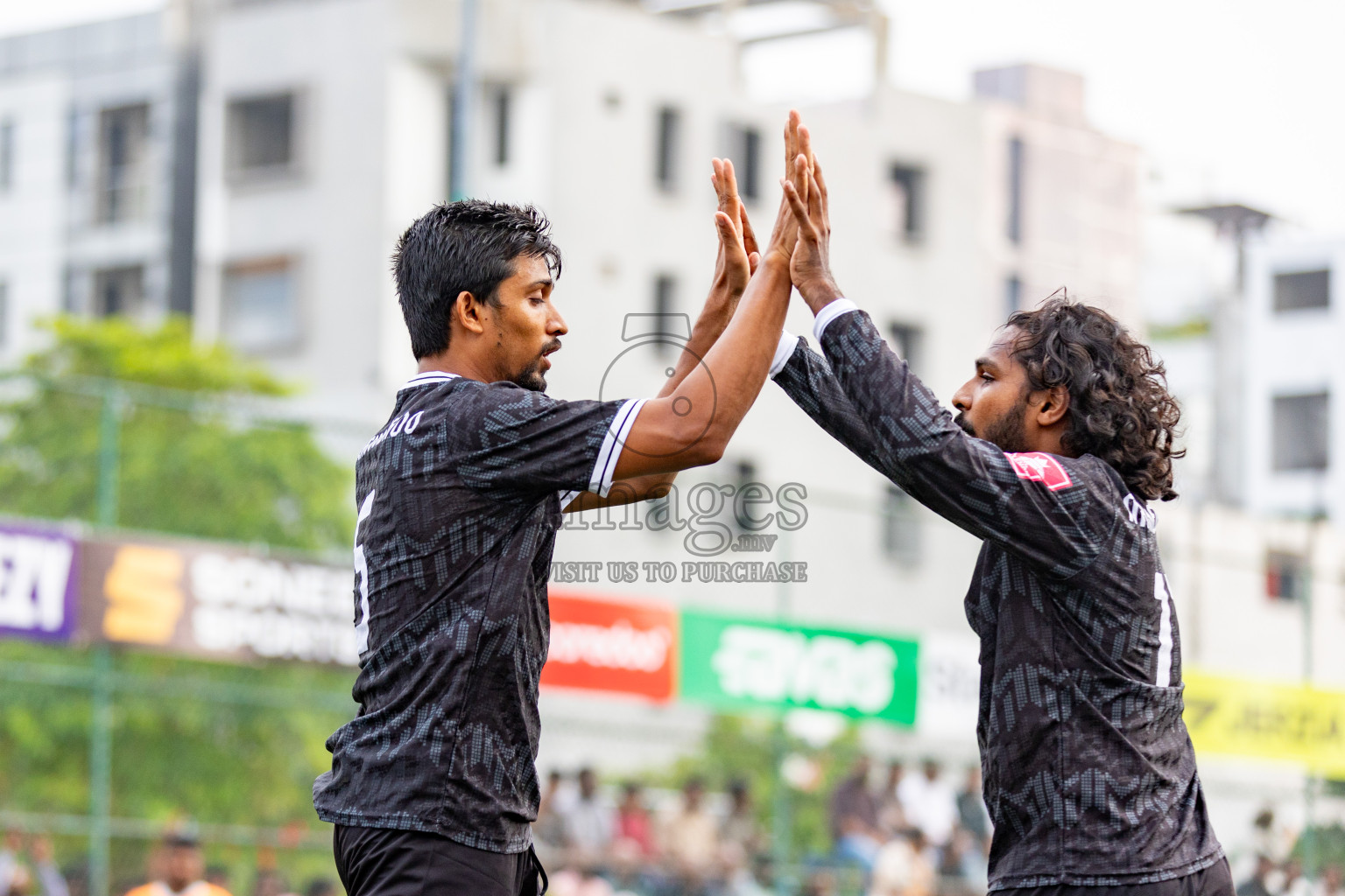 Dh Bandidhoo vs Dh. Maaenboodhoo in Day 13 of Golden Futsal Challenge 2025 was held on Friday, 17th January 2025, in Hulhumale', Maldives Photos: Hassan Simah / images.mv