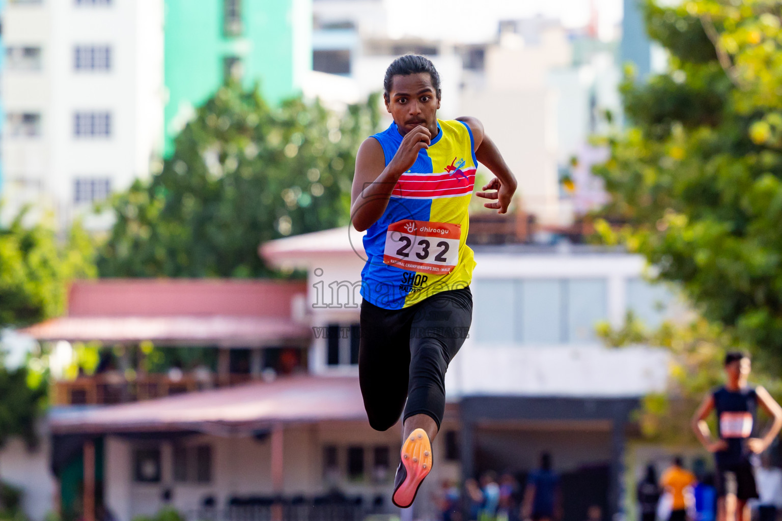 Day 1 of National Athletics Championship 2025 was held at Ekuveni Running Ground in Male', Maldives on Thursday, 14th August 2025. Photos: Nausham Waheed / images.mv