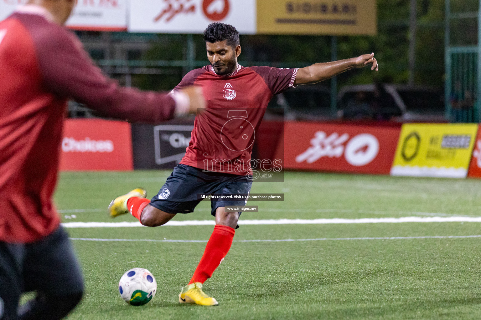 Club 220 vs METEOROLOGY in Club Maldives Cup Classic 2023 held in Hulhumale, Maldives, on Wednesday, 19th July 2023 Photos: Hassan Simah  / images.mv