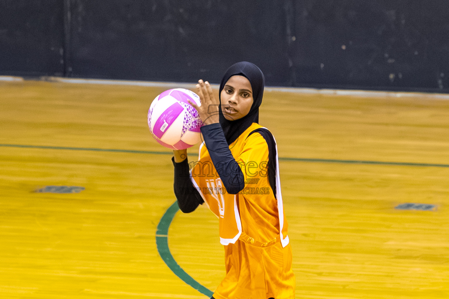SC Shining Star vs Youth United SC in Day 9 of 24th Milo Netball Association Championship was held in Social Center at Male', Maldives on Tuesday, 9th September 2025. Photos: Mohamed Mahfooz Moosa / images.mv