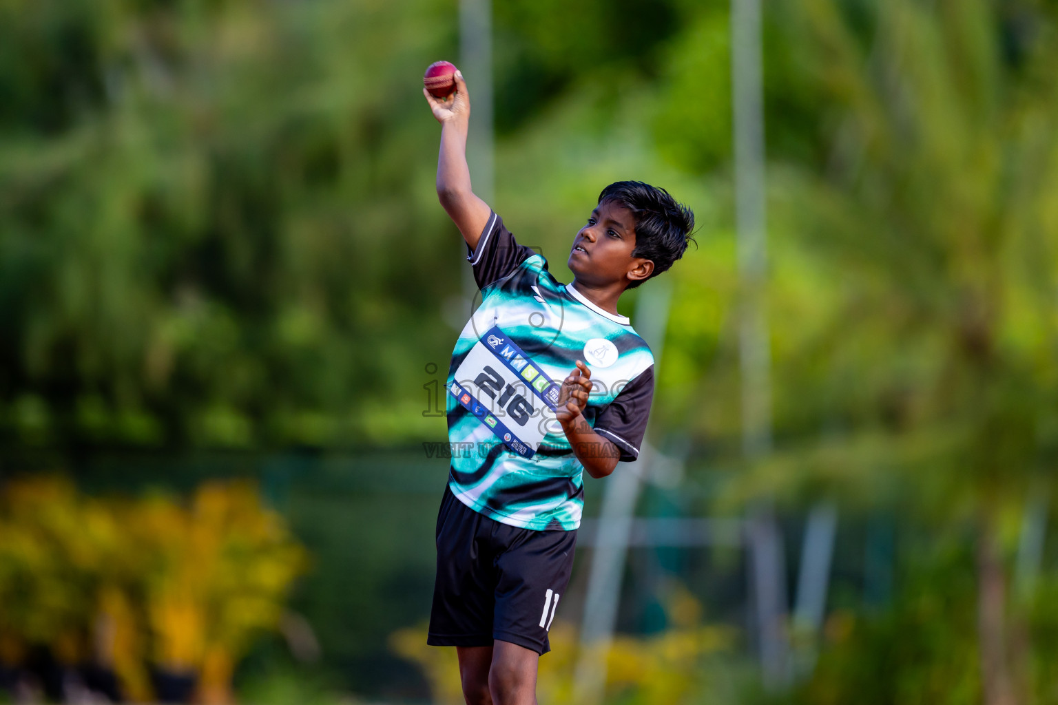 Day 6 of MWSC Interschool Athletics Championships 2024 held in Hulhumale Running Track, Hulhumale, Maldives on Thursday, 14th November 2024. Photos by: Nausham Waheed / Images.mv